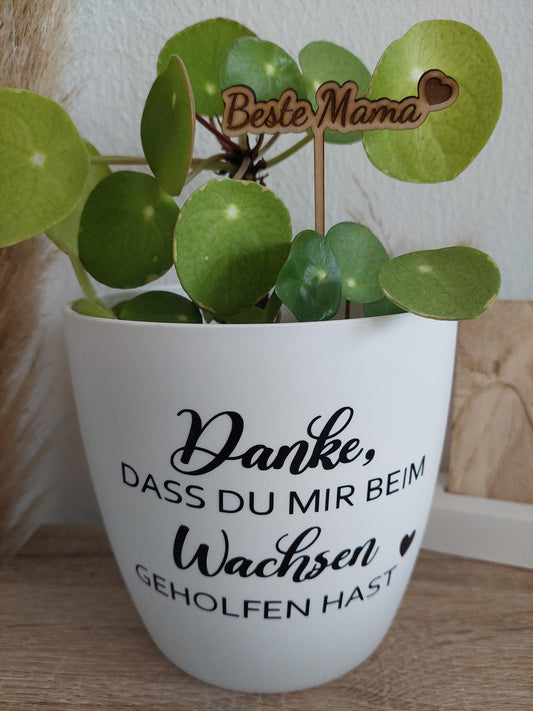 Aufkleber Blumenvase, Gießkanne, Sticker