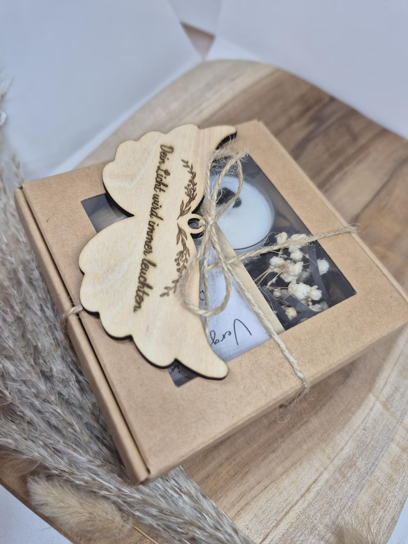 Geschenkset Trauer, Beileid, Trauergeschenk, Mitbringsel, Anteilnahme, stille Anteilnahme
