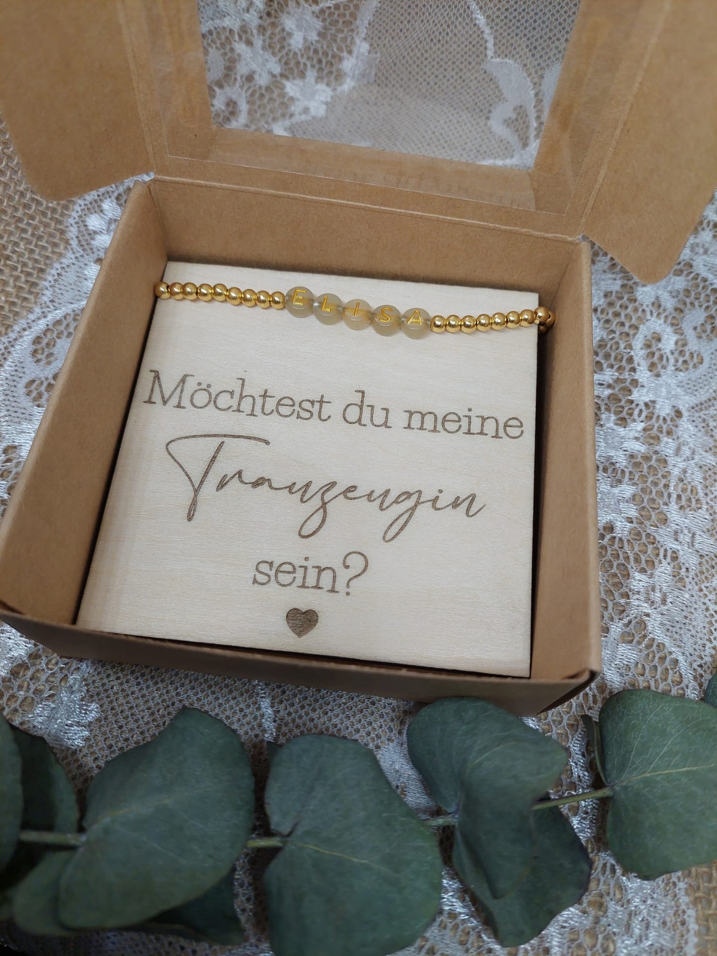 Trauzeugin fragen Geschenk-Armband