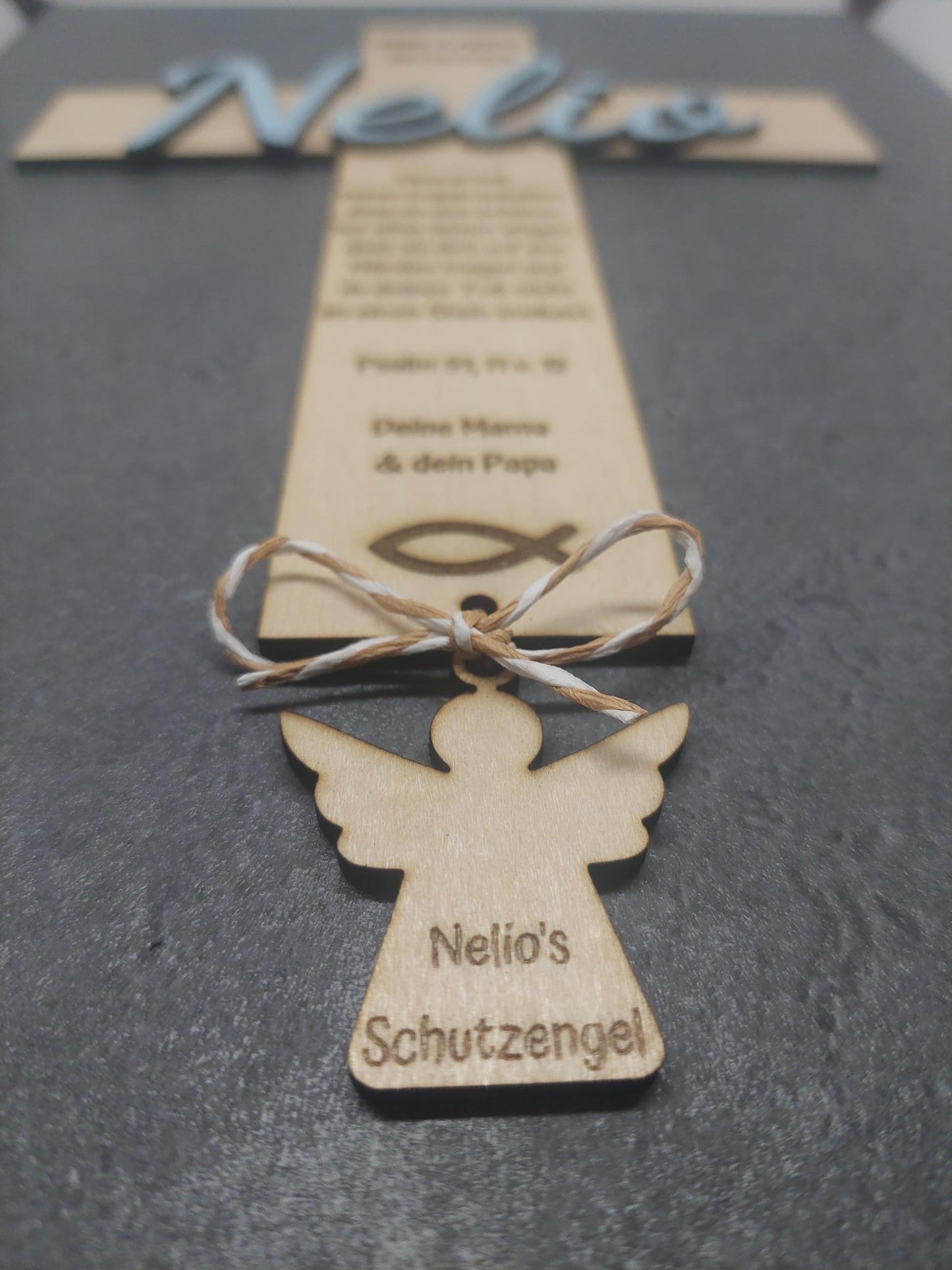Personalisiertes Holzschild für das Patenkind - Geschenk Taufe - Geschenk Patenkind - Patentante - Patenonkel - Geschenk Taufpate