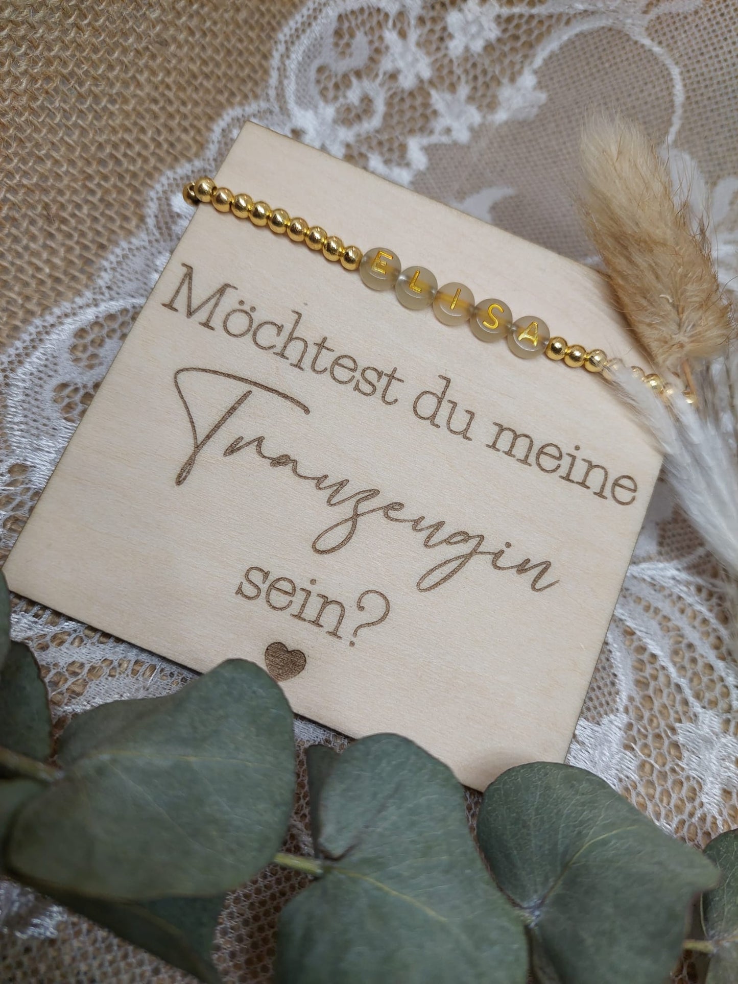 Trauzeugin fragen Geschenk-Armband