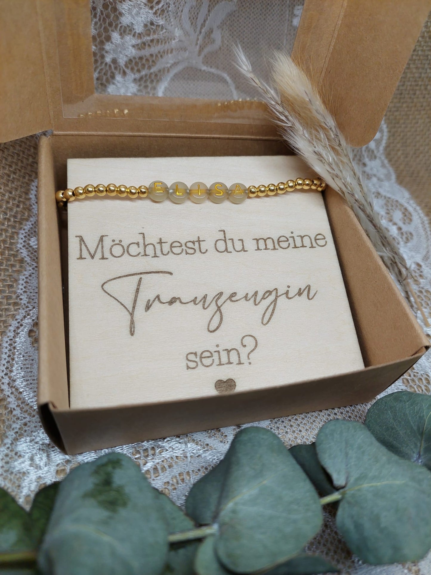 Trauzeugin fragen Geschenk-Armband